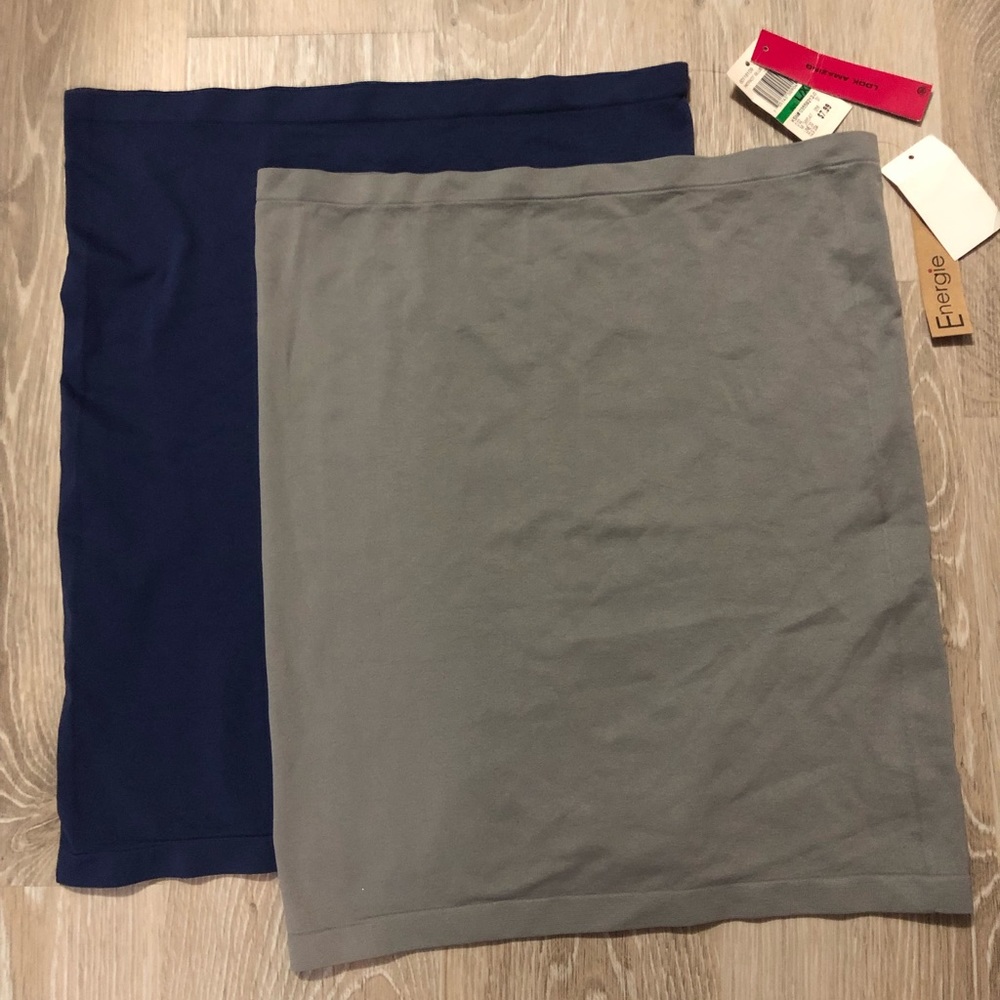 Pair (2) Energie Tube Tops. Juniors L/XL.
